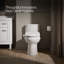 Siège de toilette bidet allongé Purewash M325