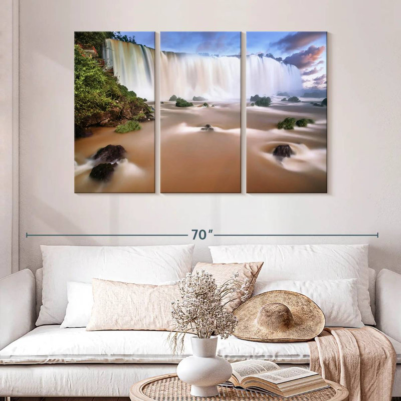Alvord Iguazu Falls South America, 32" H x 50" W