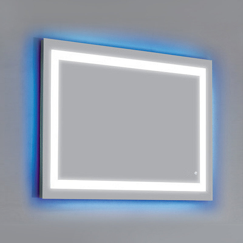 Bruns Metal Rectangle Wall Mirror