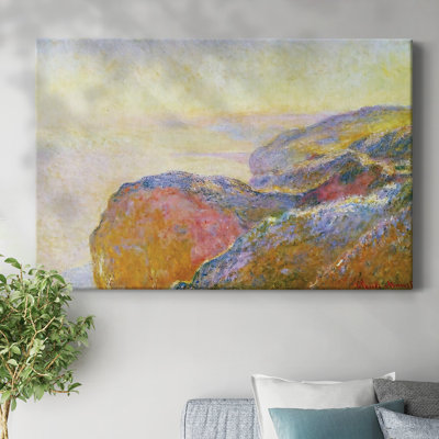 Cliff near Dieppe 2, 1896-Gallery Wrapped Canvas