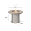 Table de foyer au gaz Grey Stonefire