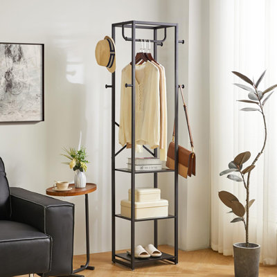 Andromedae Metal Freestanding 8 - Hook Coat Rack