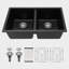 Undermount Double Bowl Quartz Kitchen Sink