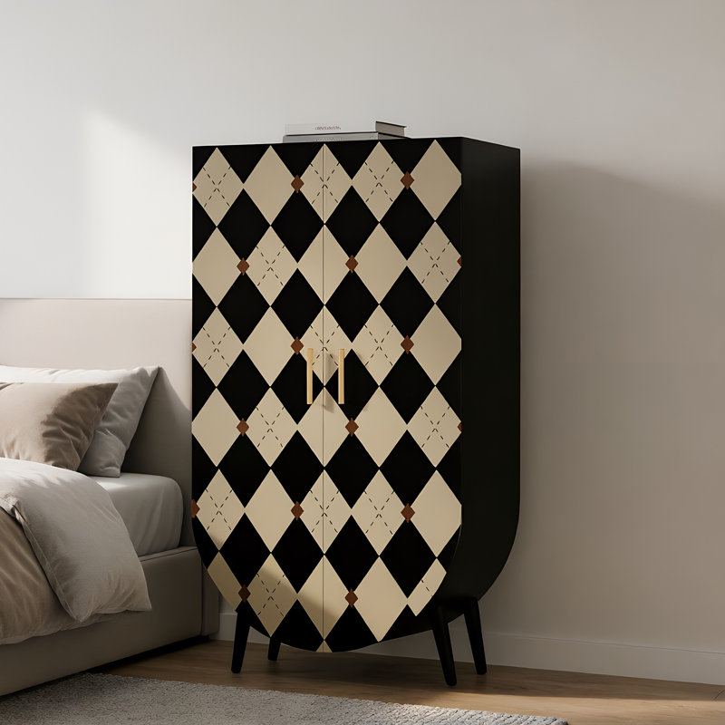 Garde-robe de style rétro indépendant du ménage