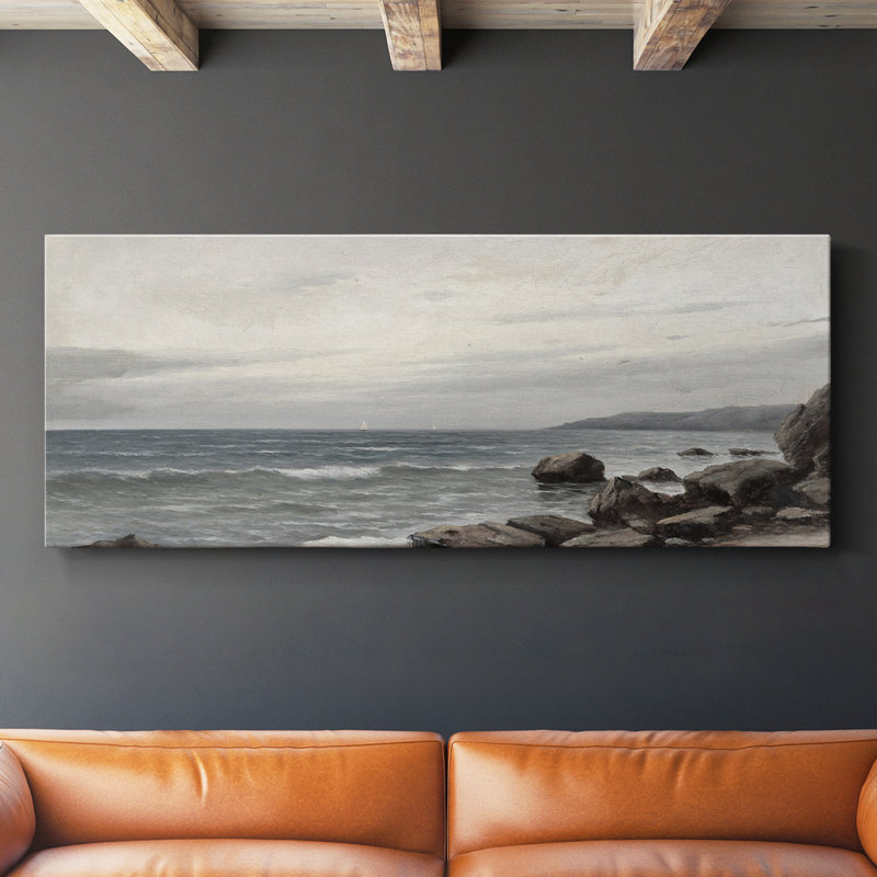 Série paysage - CMLXI - Toile tendue avec châssis - Prêt à accrocher, H 12 po x l 30 po