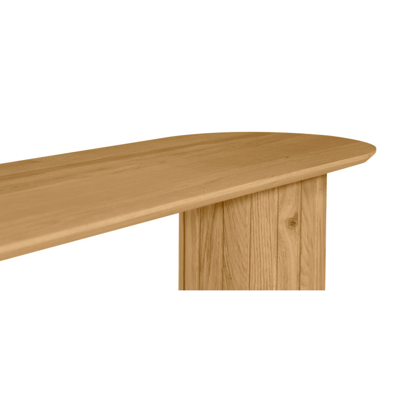 Povera Solid Wood Bench, Natural