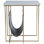 Stephanik Marble & Leather Magazine Side Table