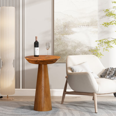 14 Inch Mushroom End Table