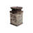 Square Polyresin Propane Smokeless Fire Column