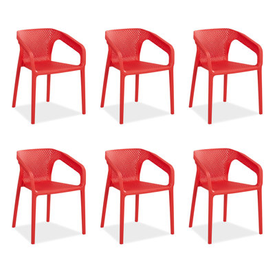 Waterville Stackable Outdoor Patio Dining Armchair