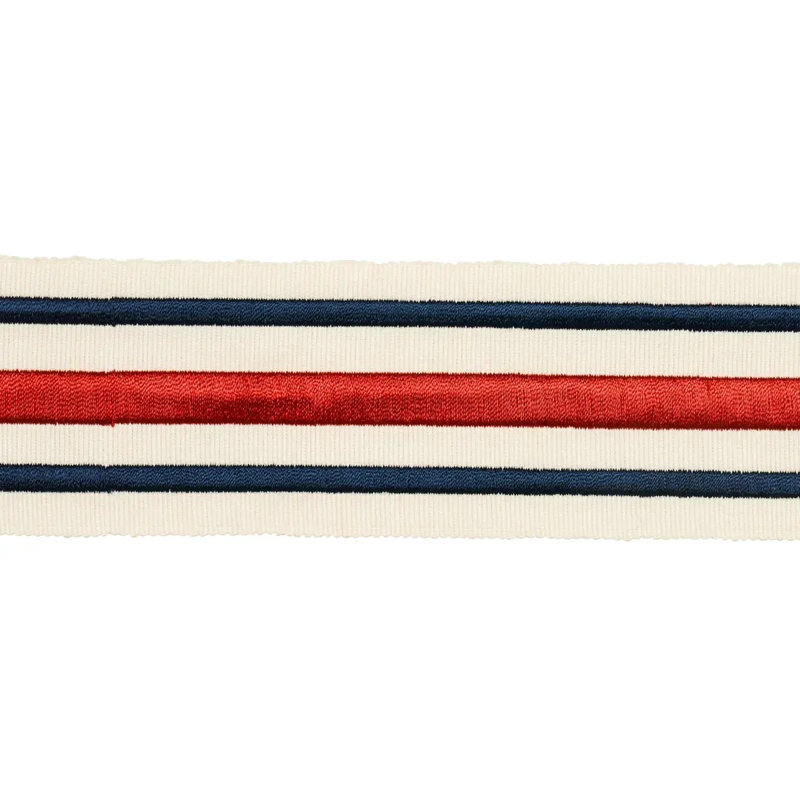 Schumacher x Miles Redd Military Stripe Tape, Red/Navy