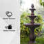 Fontaine de jardin d'extérieur à trois niveaux 51 po XBrand Classic-996474234