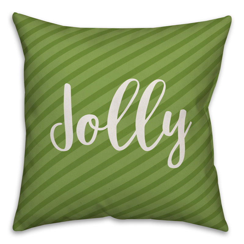  Coussin Jolly, 16 po x 1 po, Housse de coussin seulement - Insert
