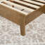 Lit plateforme en bois massif avec assemblage rapide sans outil, grand lit