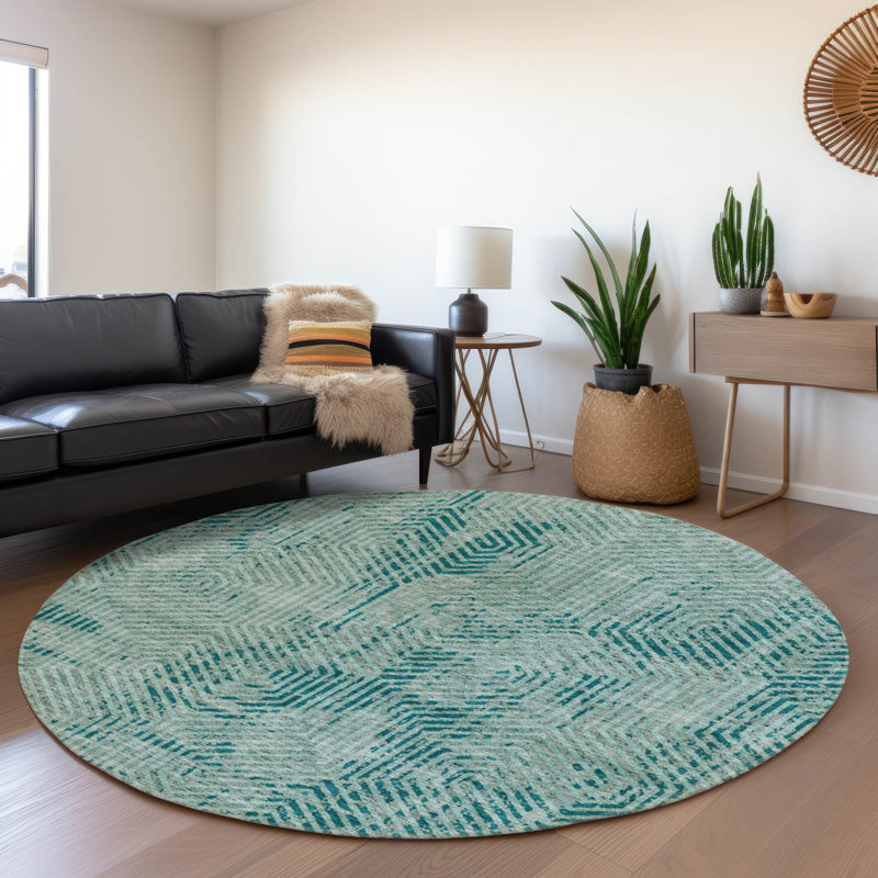 Tapis intérieur / extérieur Maliana, Rond 8 pi