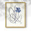 Série FLORAL DCLI - Impression encadrée de qualité supérieure - Prêt à accrocher - Aucun clou requis-2013256894-2013256893