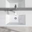Ensemble de meuble-lavabo mural simple 36 po avec plateau en résine Altieri