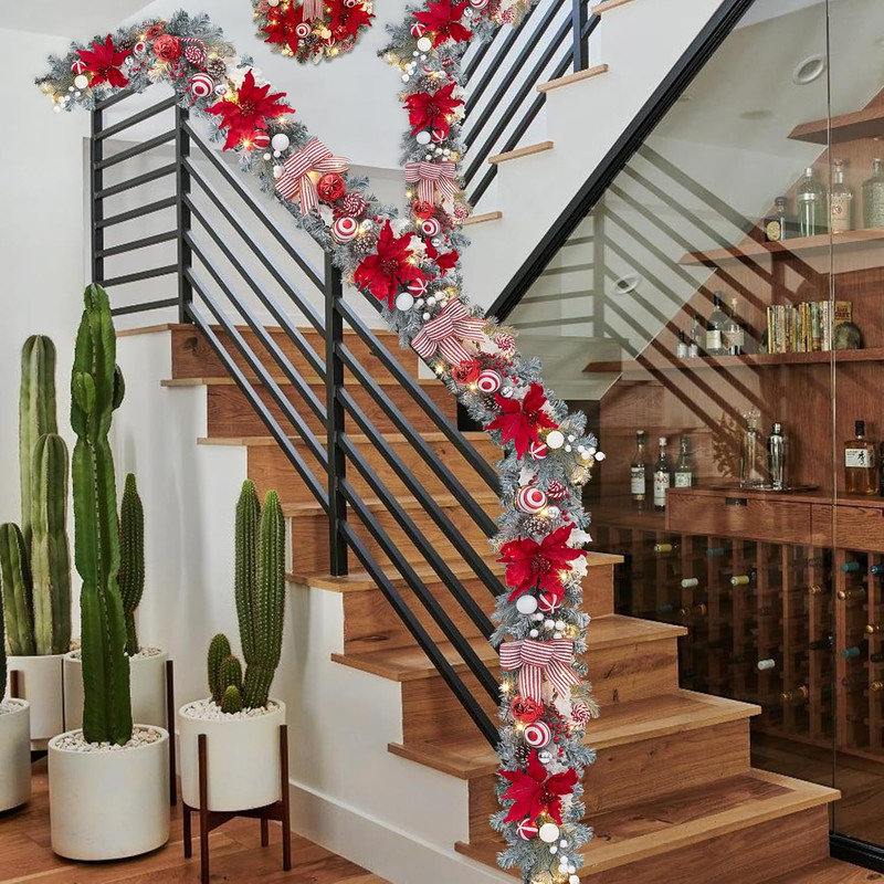 15cm Lighted Faux Garland with Lights