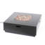 Foyer carré 40 po - Fer brun et or, 39 po X 12,91 po, 65,31 lb, rehausse votre chauffage extérieur + doré, largeur 39 po, profondeur 12,91 po, aspect