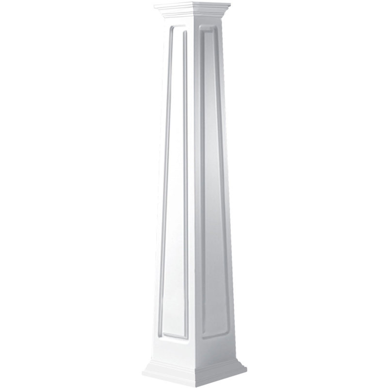 Poteau de lit à panneau surélevé conique carrée classic artisan Endura, H 60 po x l 9,63 po