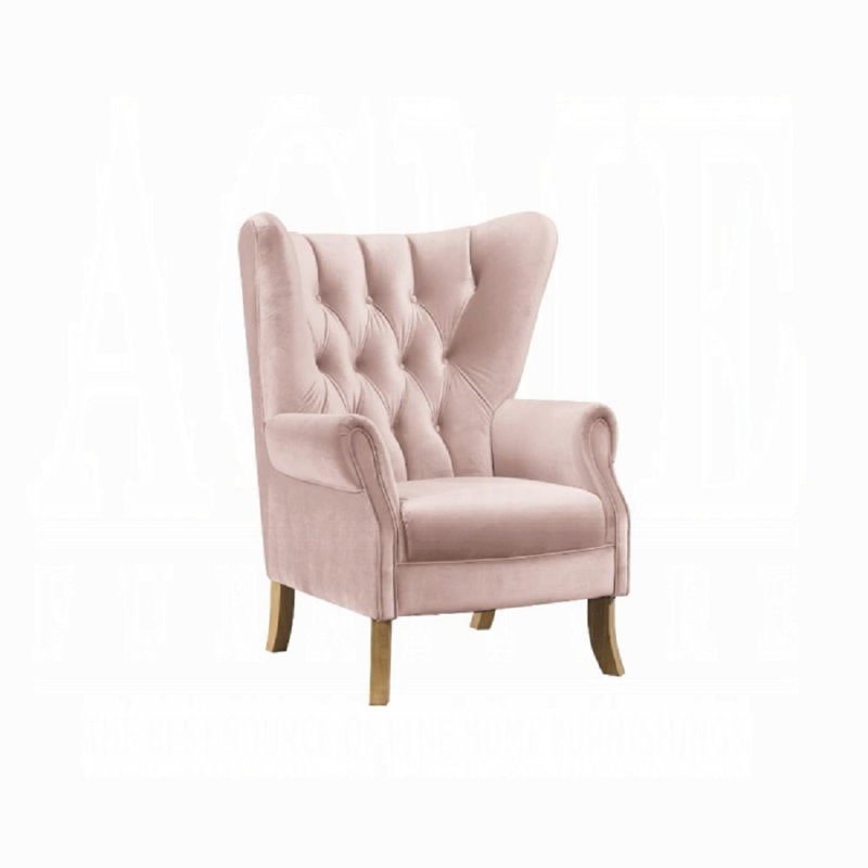 Adonis Accent Chair, Pink