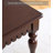 Rectangular American-style retro all-solid wood dining table