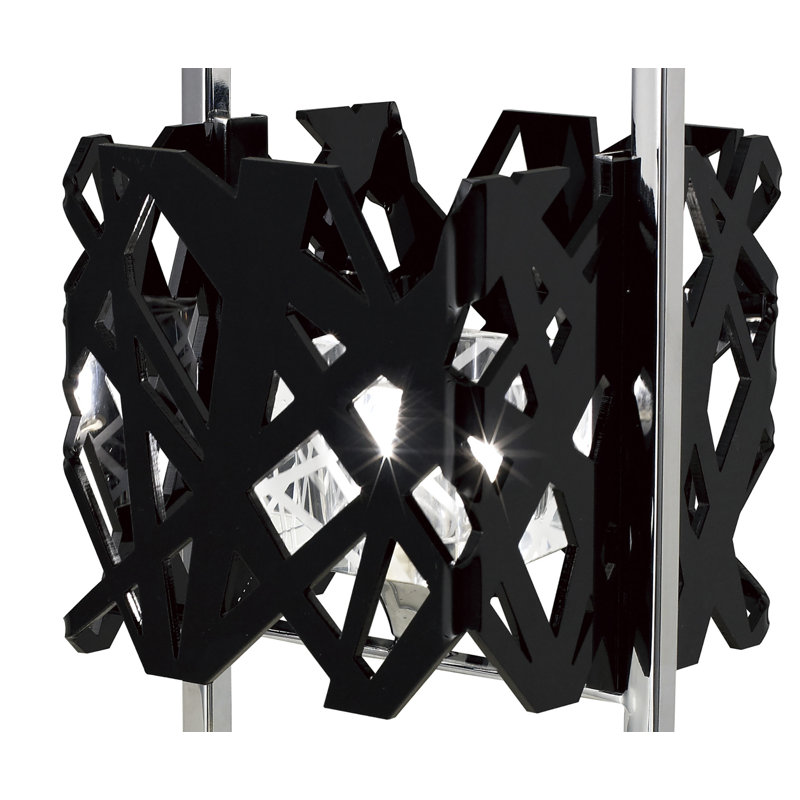 Waloo Metal Novelty Lamp, Black