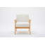 Chaise en tissu beige 25 po Bahamas-129422873