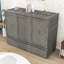 Grand lit armoire à 3 tiroirs avec station de charge USB et Type-C-1780922294