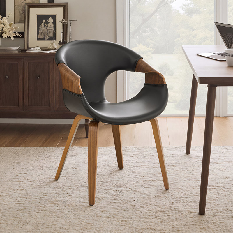 Janaan 54Cm Wide Armchair, Black , Brown