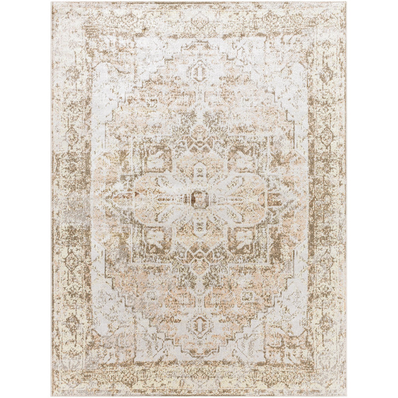 Janiaha Oriental Indoor Rug, Round 6'7"