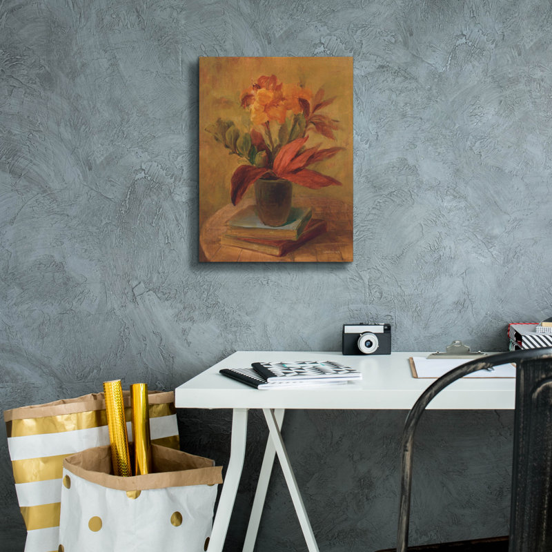 «Tropical Bouquet 1» par Danhui Nai, art mural sur toile, H 16 pi x l 12 pi