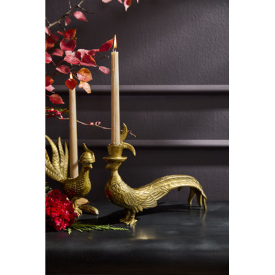 E+E Pheasant Candlestick Emerson