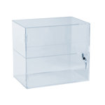 Acrylic Lockbox Countertop Display Case 14" wide