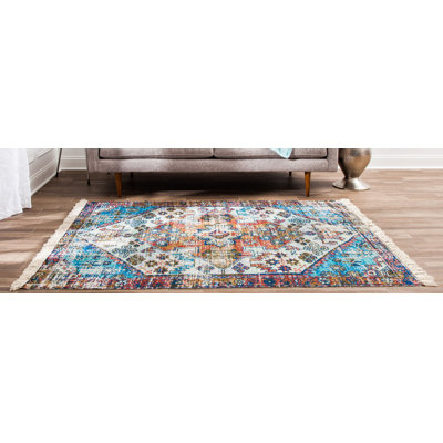 Flatweave Cotton Oriental Indoor Rug