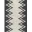 Tapis ivoire / bleu marine Bonnes Modern-2076697190