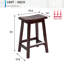 Tabouret de comptoir avec cadre en bois massif Jovanii avec assise et repose-pieds confortables-1190954261-1190954263