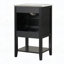 Meuble-lavabo simple 20 po avec porte à fermeture douce, étagère de rangement et tablette ouverte