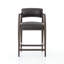 Tyler Upholstered Stool with Solid Wood Frame-129003262
