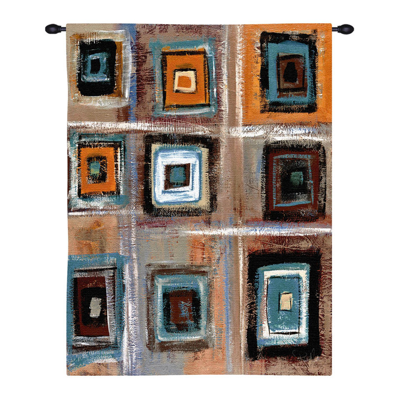 Abstract Cotton Tapestry