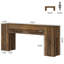 Table basse rustique, console robuste, table de couloir en bois