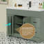 Breonica 48" Freestanding Single Sink Bathroom Vanity With Resin Top, Faucet And Drain, Hand Painted, EPA Certified-114543751