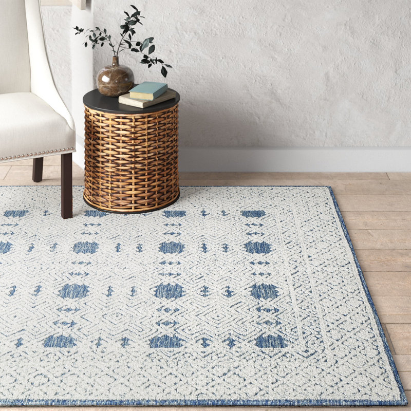 Matthew Wool Ikat Indoor Rug, Rectangle 6' x 9'