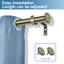 Adelaida Adjustable 48'' to 1'' Single Curtain Rod-1277911339-1277911344
