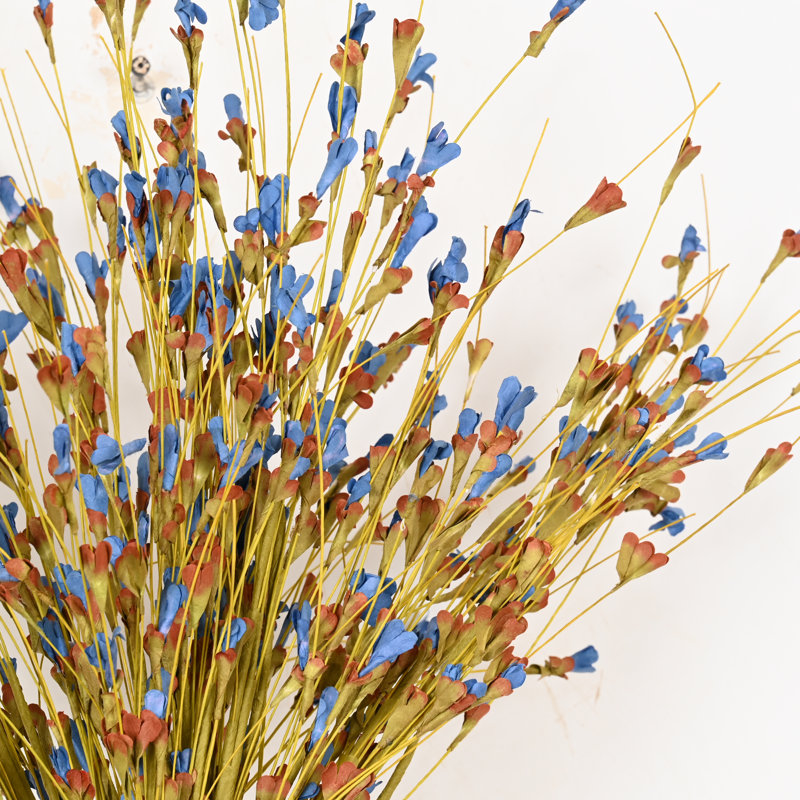 24" Artificial Wildflower Floral Arrangement For Vase Filler, Farmhouse Greenery Foliage Branch Long Stem Floral Bulk Bouquet For Wedding Party Home Office Table Centerpiece Shelf Decorations