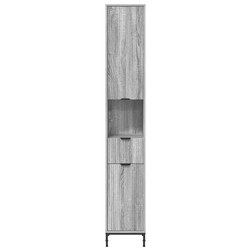 Freestanding Standard Bathroom Storage, Grey Sonoma