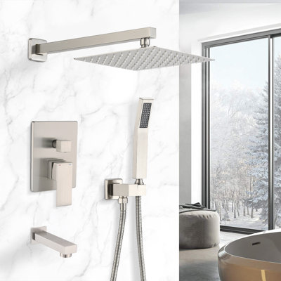 Système de douche complet avec valve brute