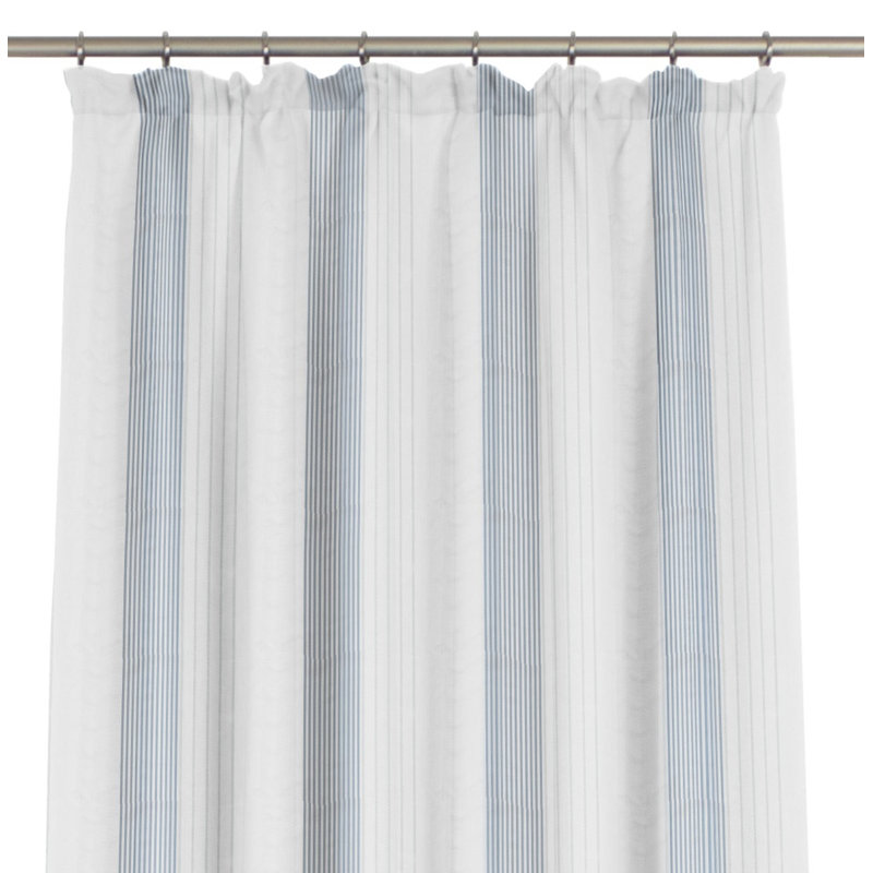 Matthew Semi Sheer Curtain Single Panel, 600 W x 145 D cm
