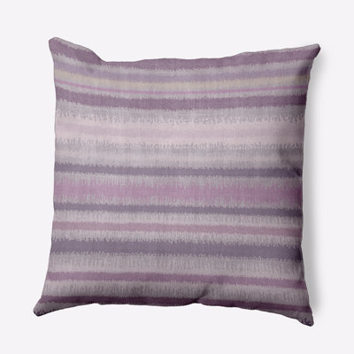 Intercoastal Waterway Striped Reversible Throw Pillow