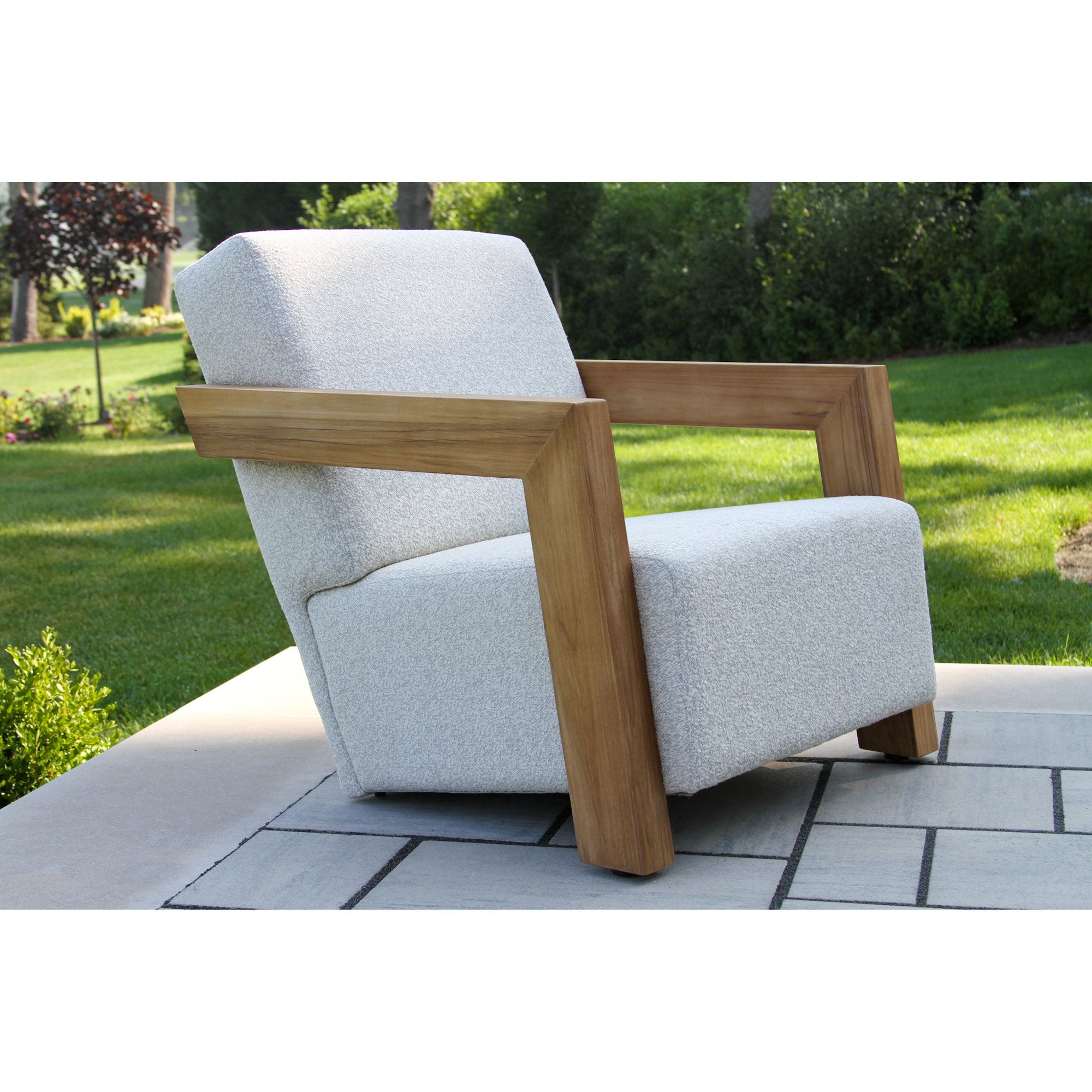5-Pc. Teak & Quick Dry Armchair Conversation Set
